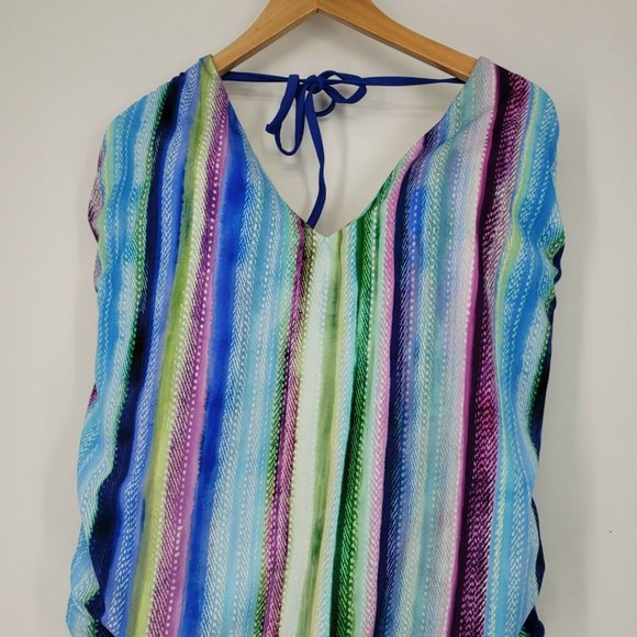 Swimsuits For All Halter Neck One Piece Swimsuit Padded Women's Size 26 - Picture 3 of 10